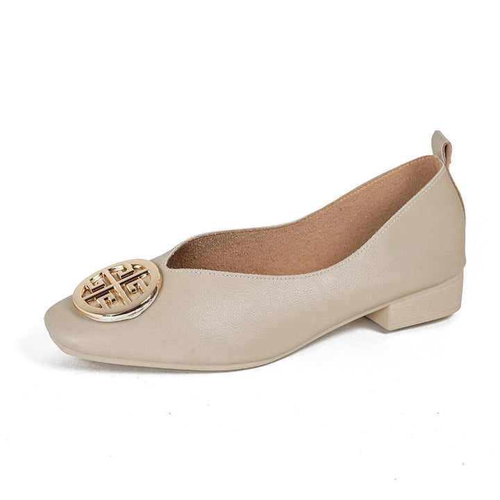 Delaunay | Ballerines Cuir Bout Carré Brigitte