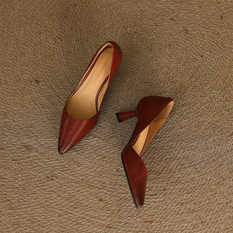 Loréne | Talons en Cuir
