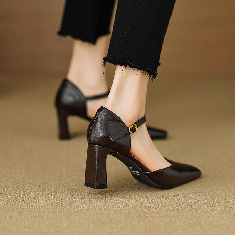 Virelle | Talons en Cuir