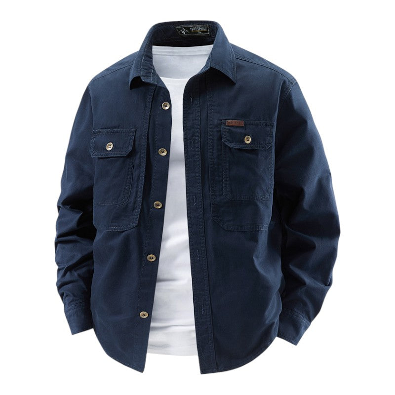 DELAUNAY | Chemise Utilitaire à Manches Longues pour Homme