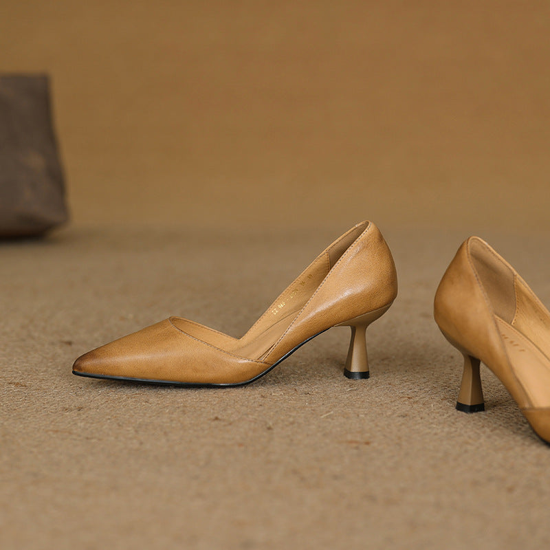 Loréne | Talons en Cuir