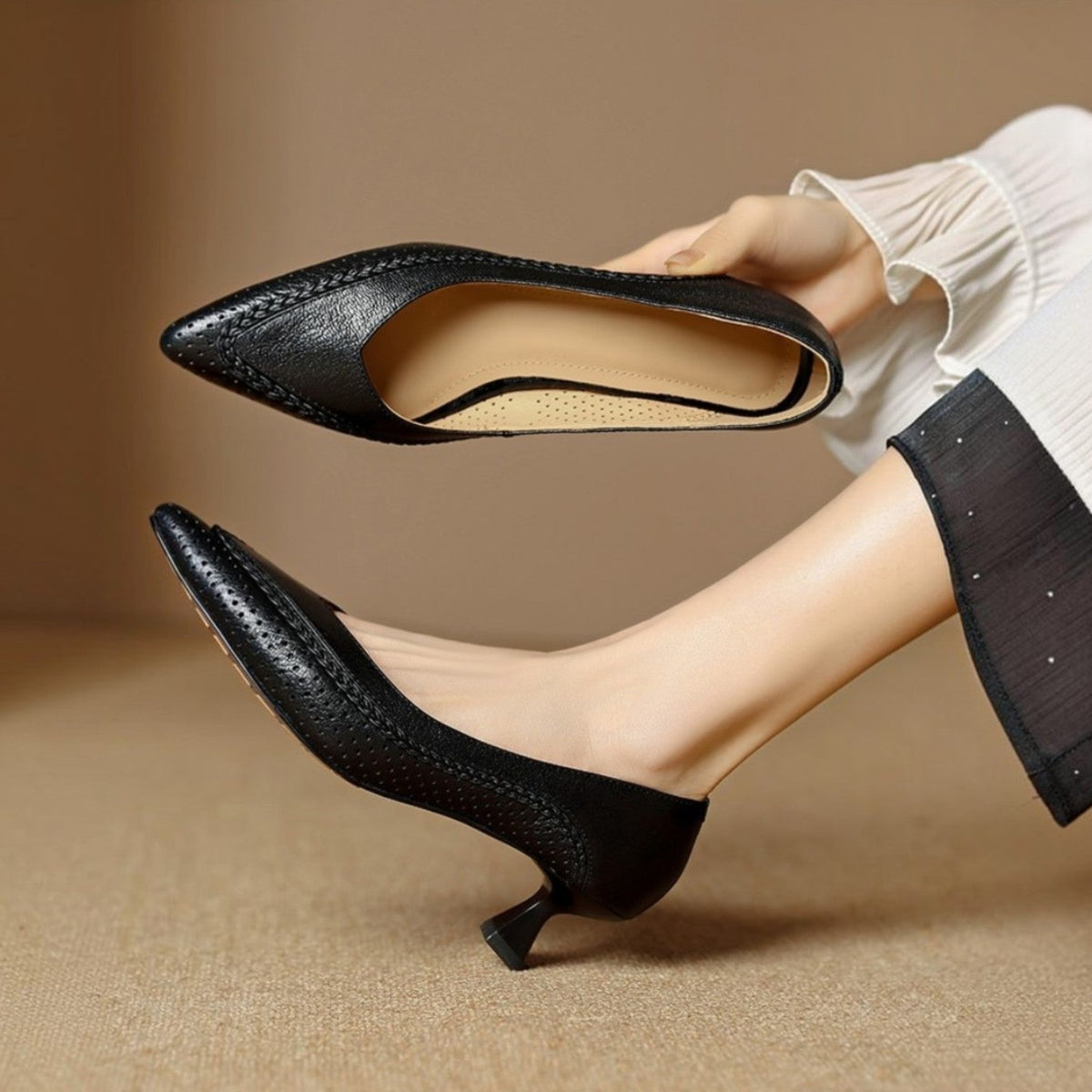 Eliane | Talons en Cuir