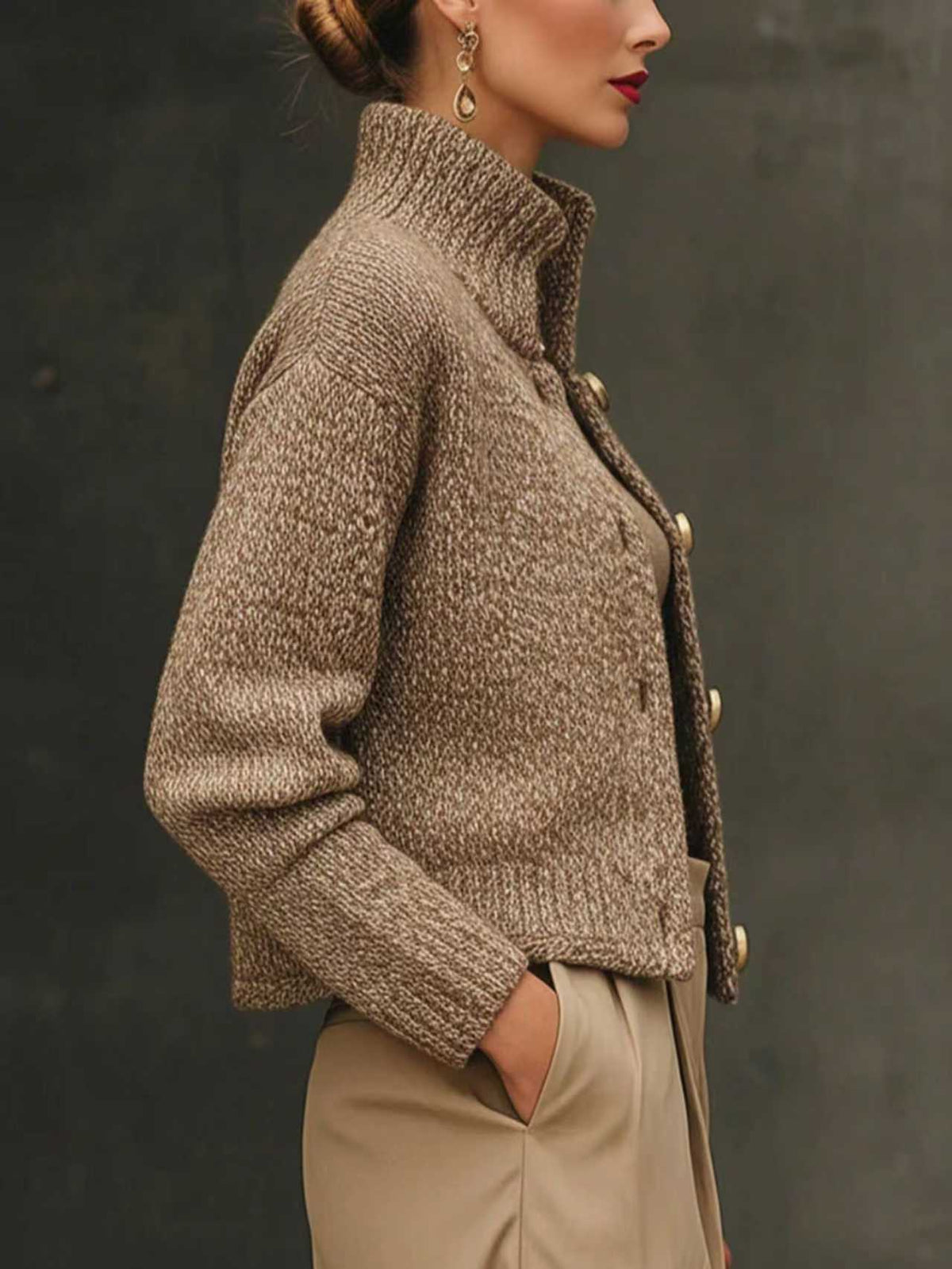 ADELINE™ | Veste Ajustée en Maille
