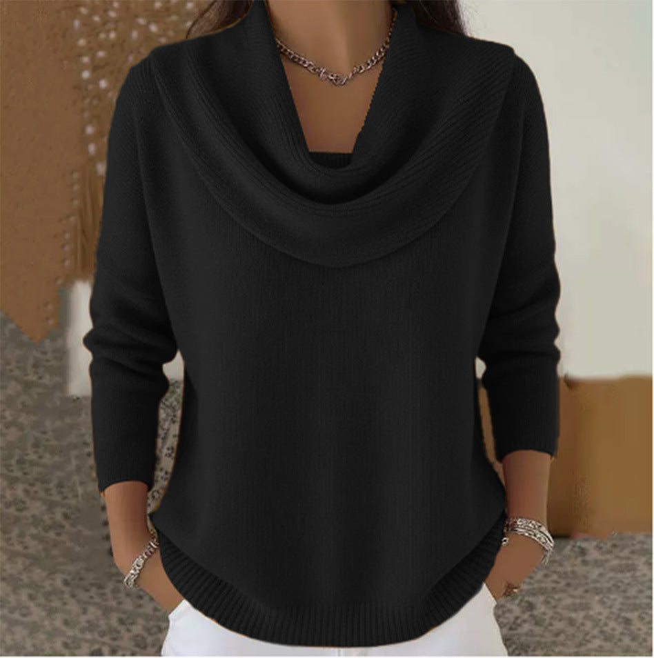 DELAUNAY | Pull Col Bénitier Drapé Christine