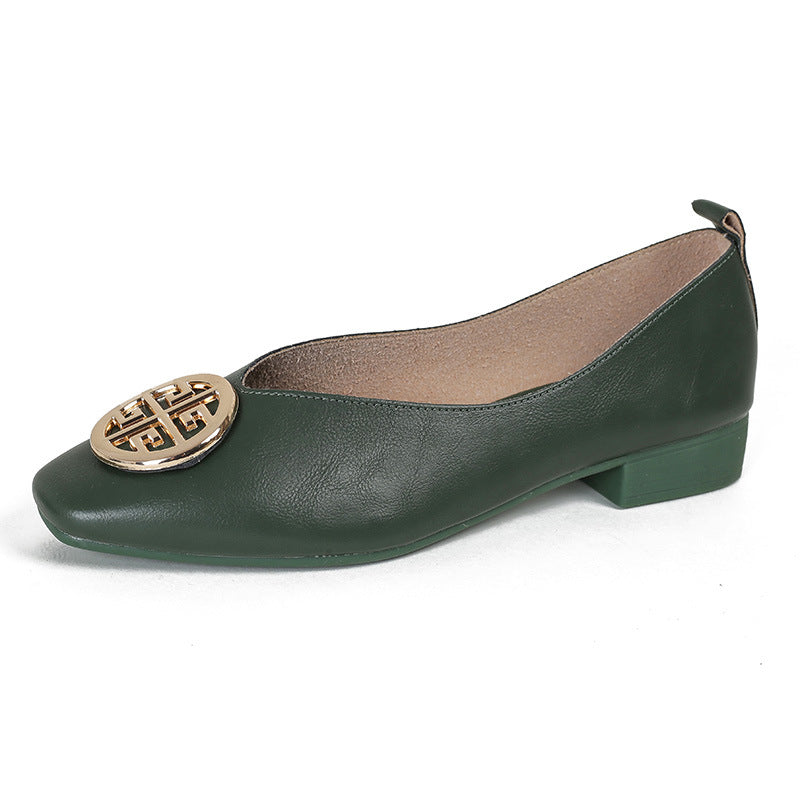 Delaunay | Ballerines Cuir Bout Carré Brigitte