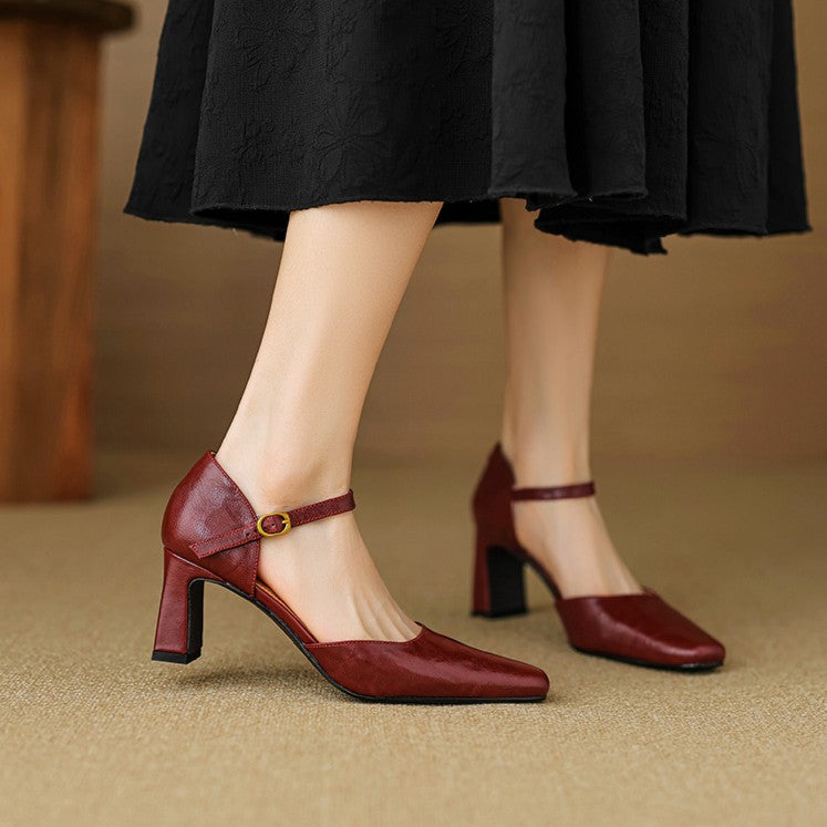 Virelle | Talons en Cuir