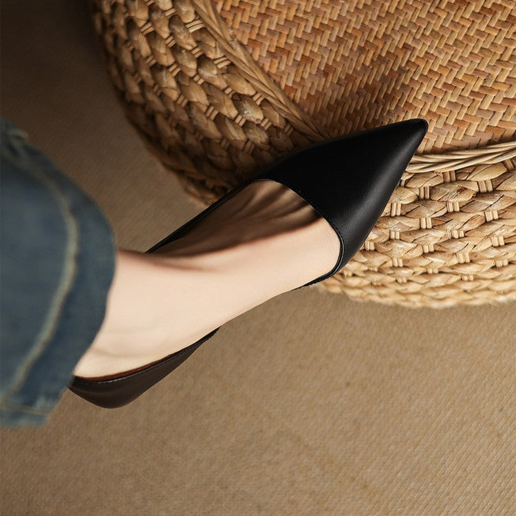 Delaunay | Escarpins Kitten Heel en Cuir Manon