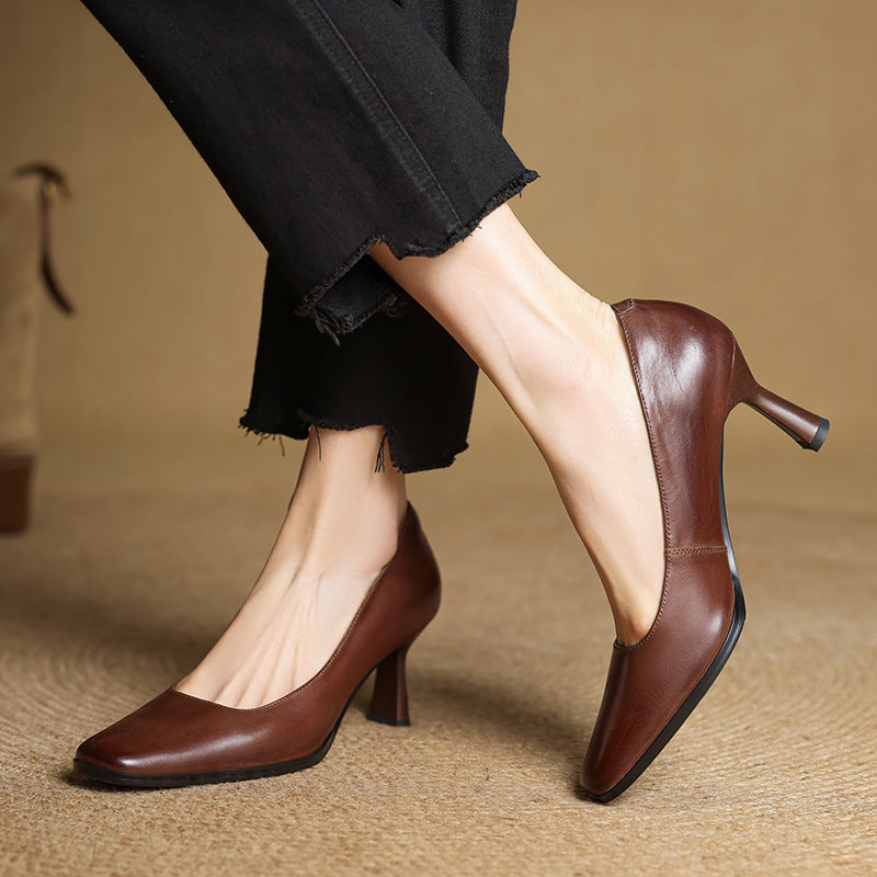 Elviera | Talons en Cuir