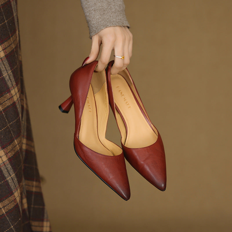 Loréne | Talons en Cuir