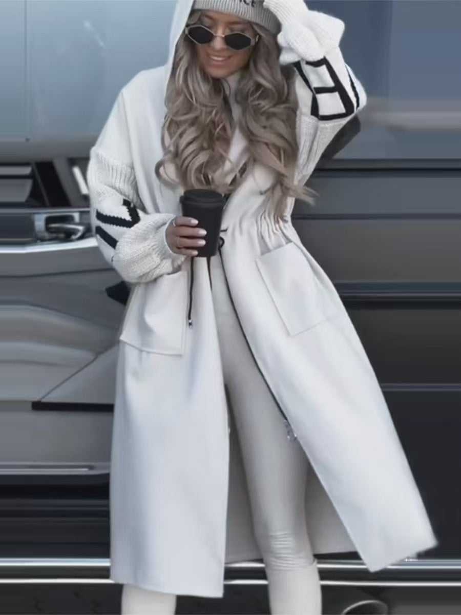 Marianne™ | Élégant Manteau Cardigan à Capuche