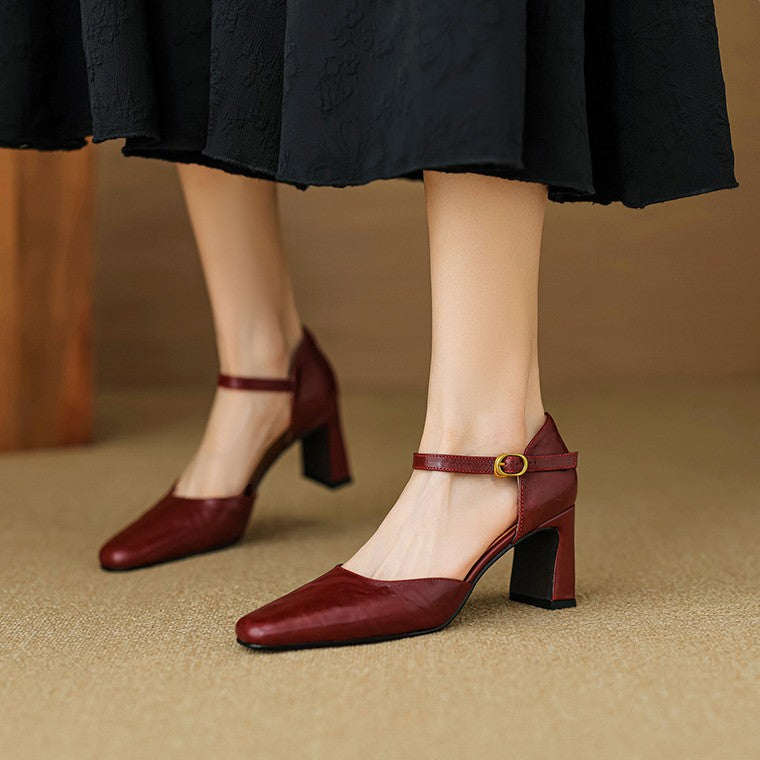 Virelle | Talons en Cuir