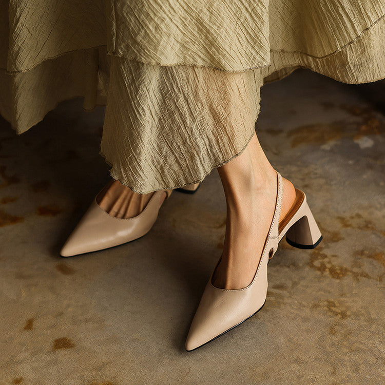 Cielle | Talons en Cuir