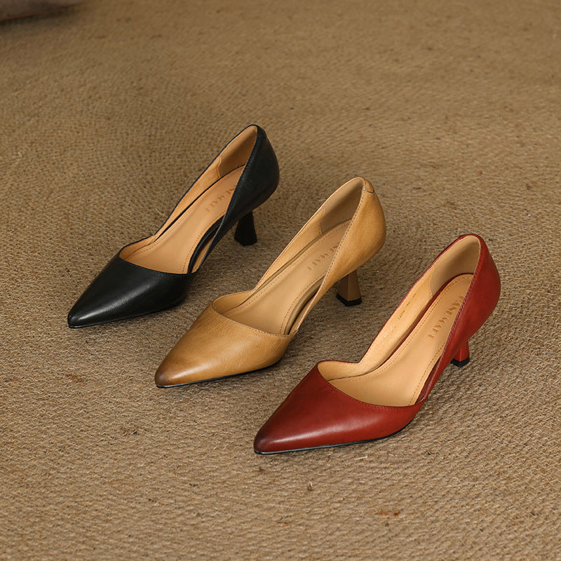 Loréne | Talons en Cuir