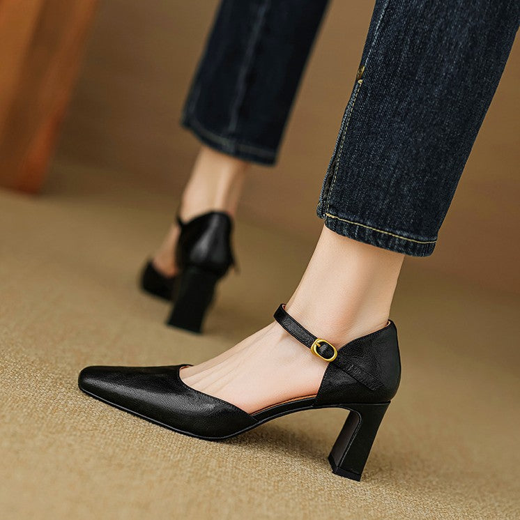 Virelle | Talons en Cuir