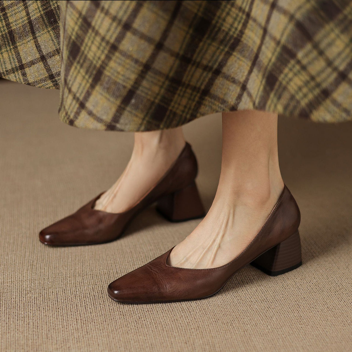 Caldré | Talons en Cuir