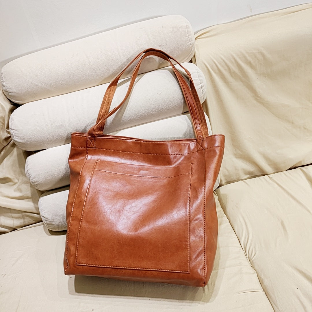 DELAUNAY | Cabas en cuir authentique Signature