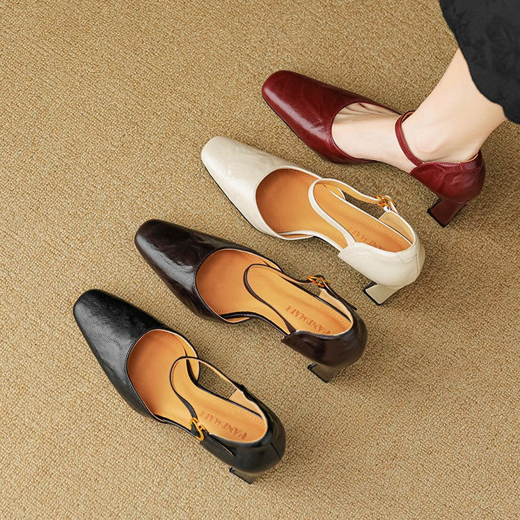 Virelle | Talons en Cuir