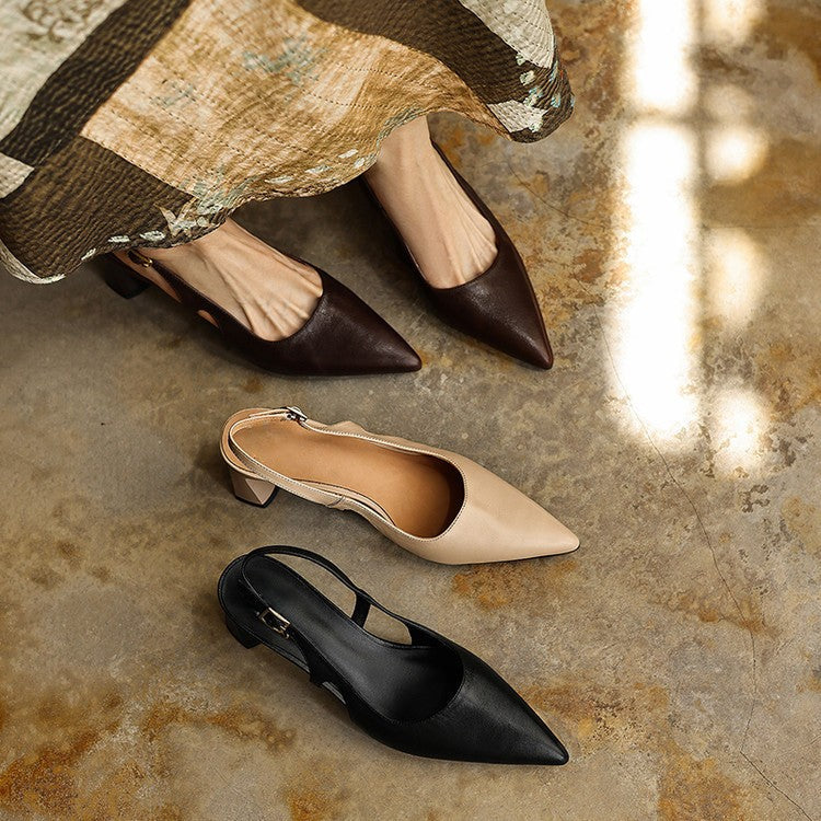 Cielle | Talons en Cuir