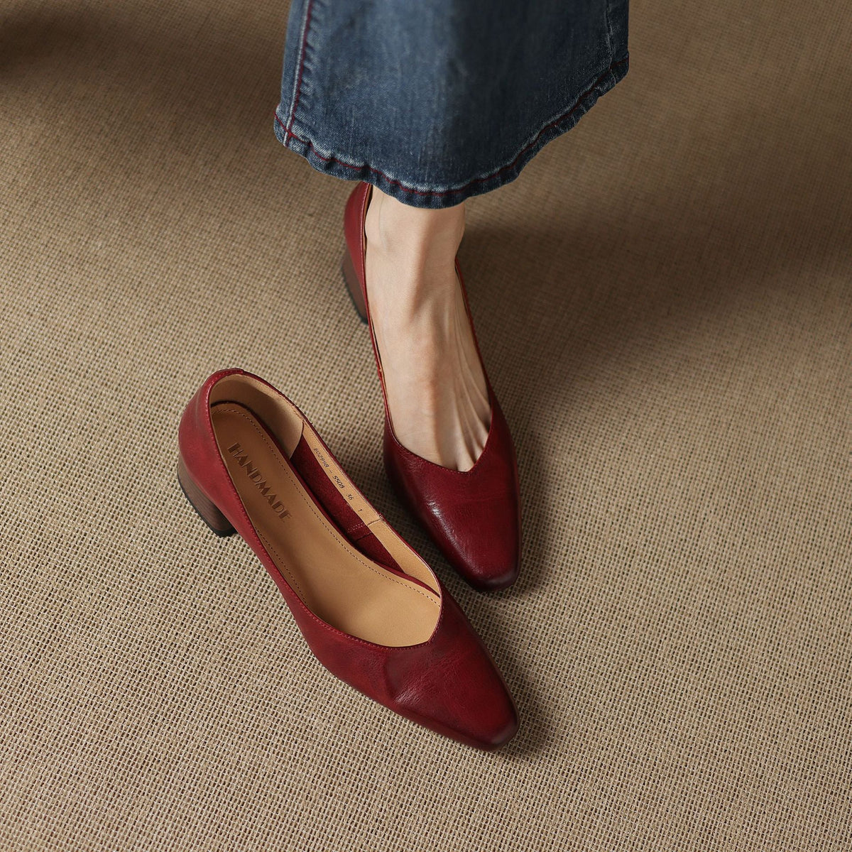 Caldré | Talons en Cuir