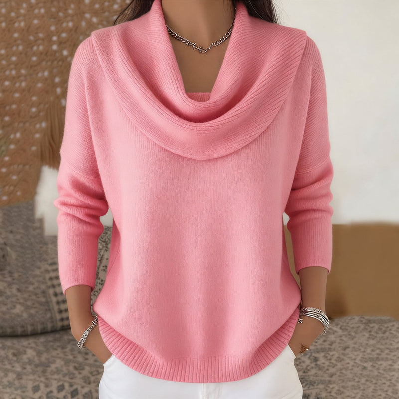 DELAUNAY | Pull Col Bénitier Drapé Christine