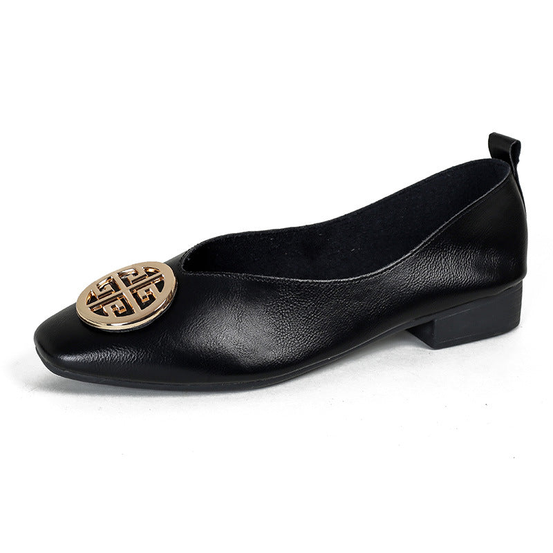 Delaunay | Ballerines Cuir Bout Carré Brigitte