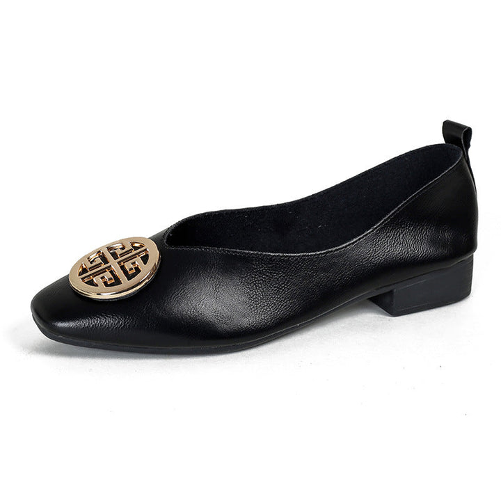Delaunay | Ballerines Cuir Bout Carré Brigitte