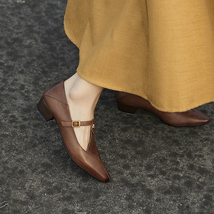 Camélia | Talons en Cuir