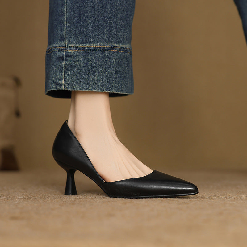 Loréne | Talons en Cuir