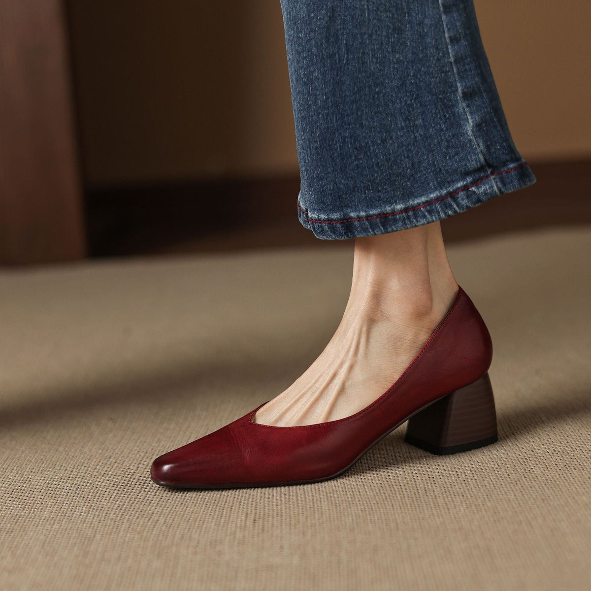 Caldré | Talons en Cuir