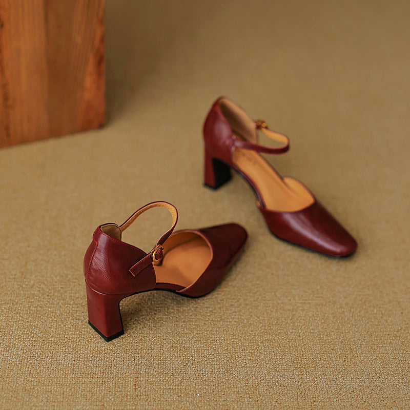 Virelle | Talons en Cuir