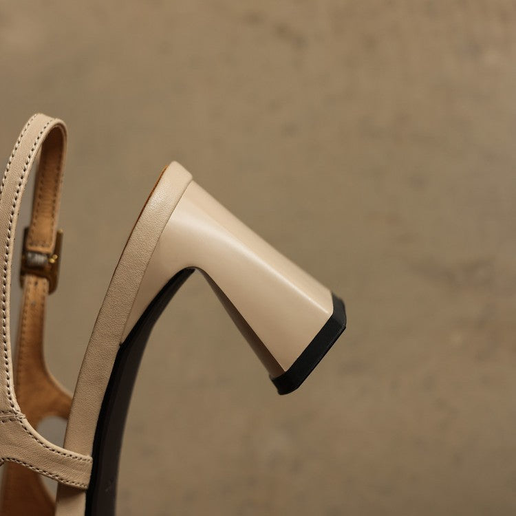 Cielle | Talons en Cuir