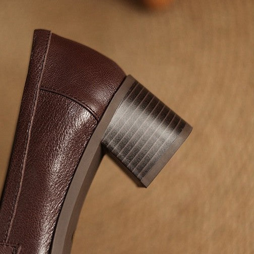 Nelle | Talons en Cuir