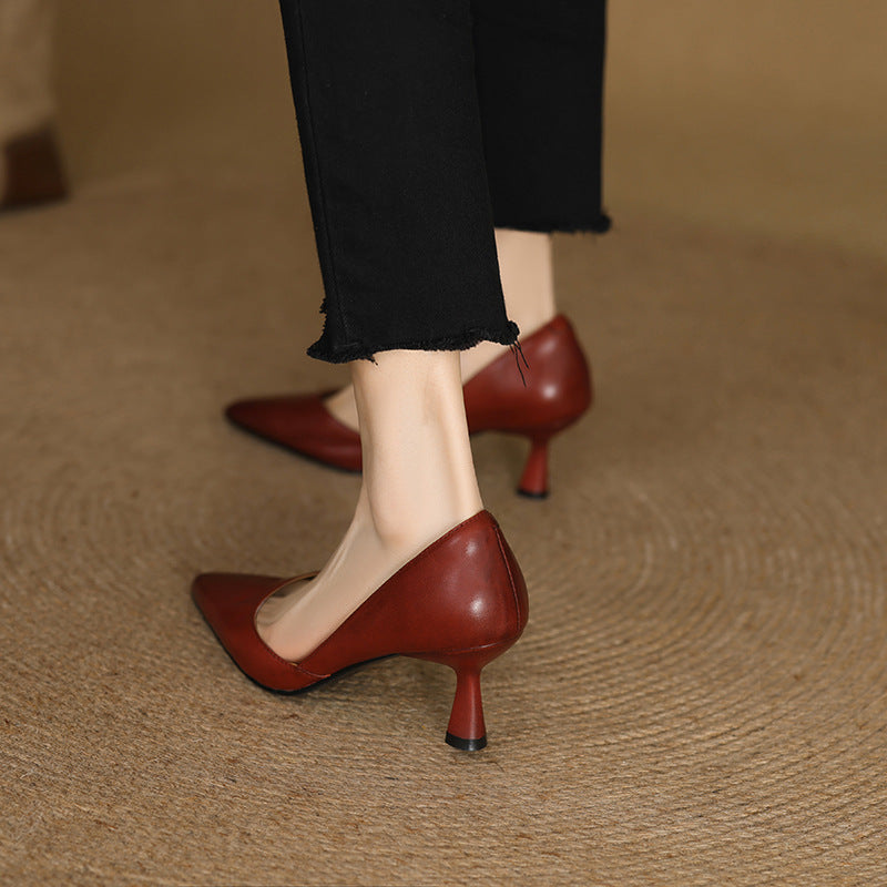 Loréne | Talons en Cuir