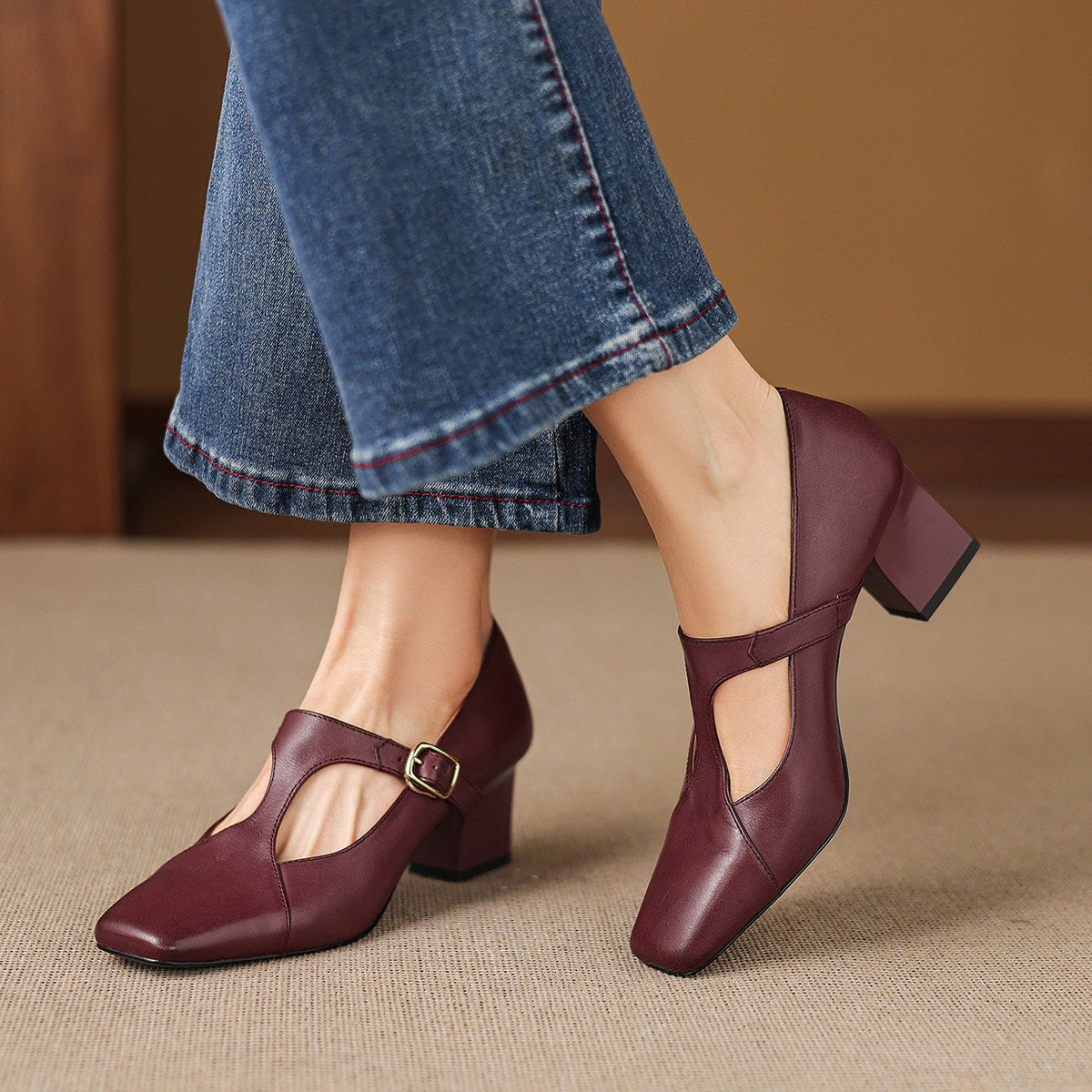 Caelia | Talons en Cuir