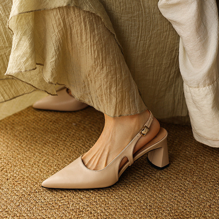 Cielle | Talons en Cuir