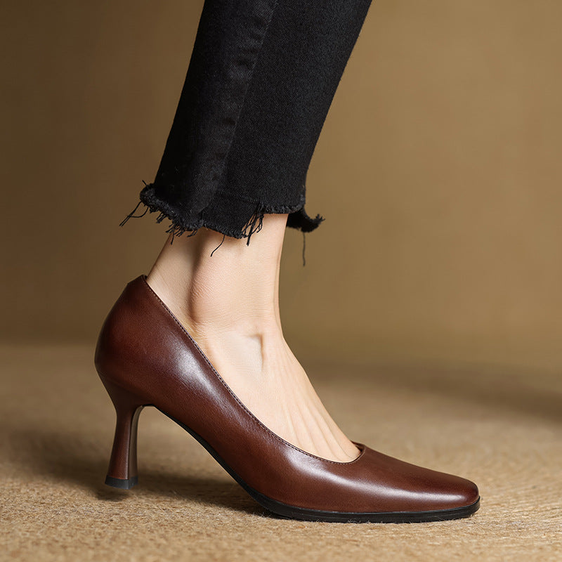 Elviera | Talons en Cuir