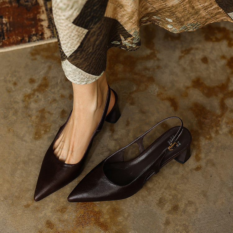 Cielle | Talons en Cuir
