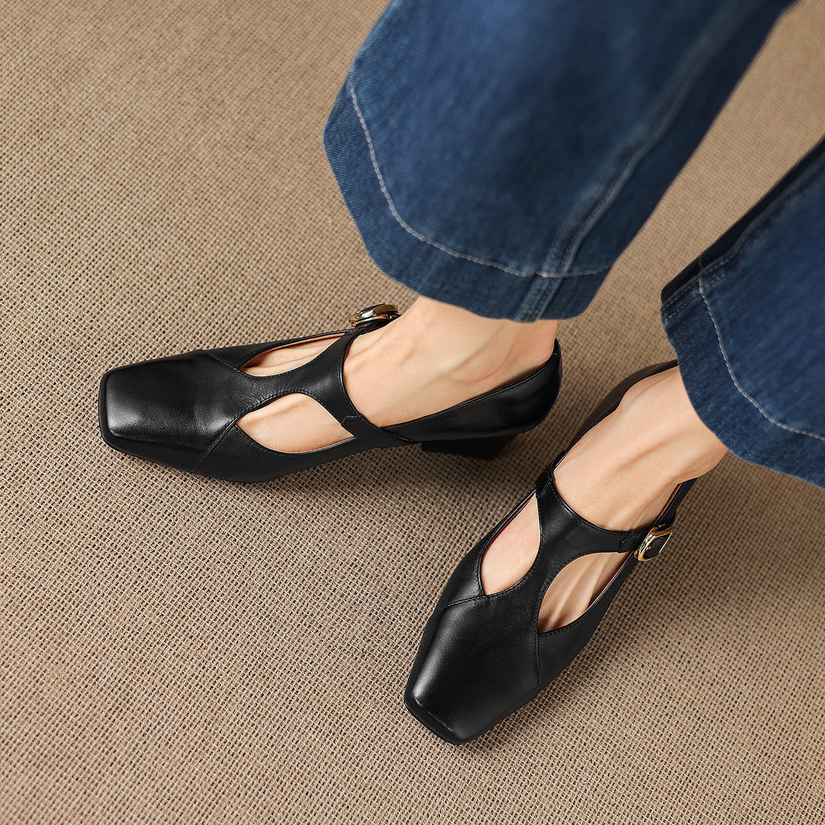 Caelia | Talons en Cuir