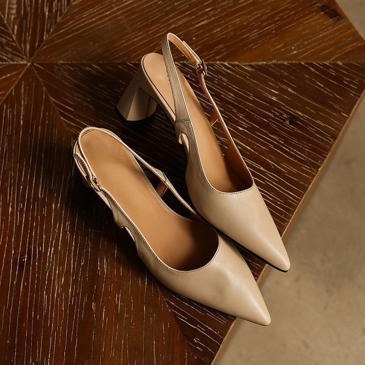 Cielle | Talons en Cuir