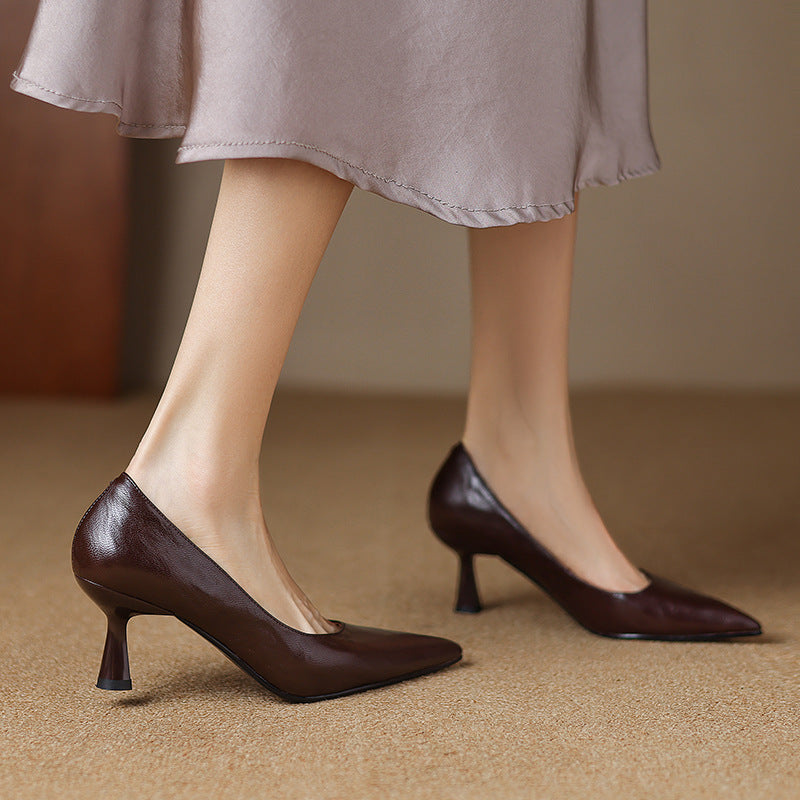 Mirelle | Talons en Cuir