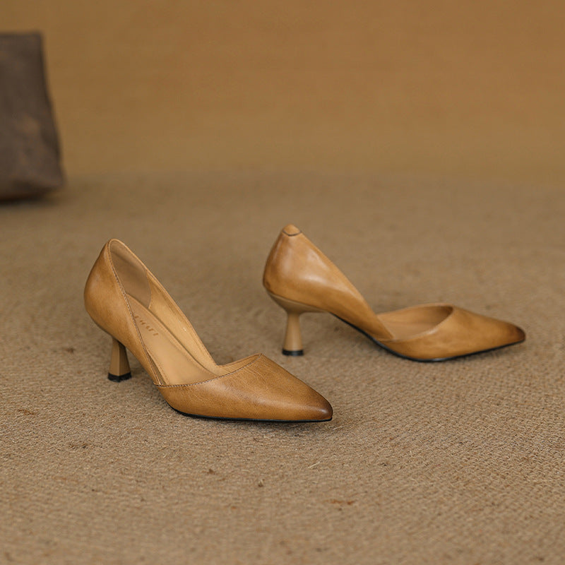 Loréne | Talons en Cuir