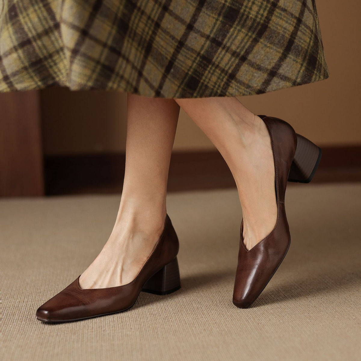 Caldré | Talons en Cuir