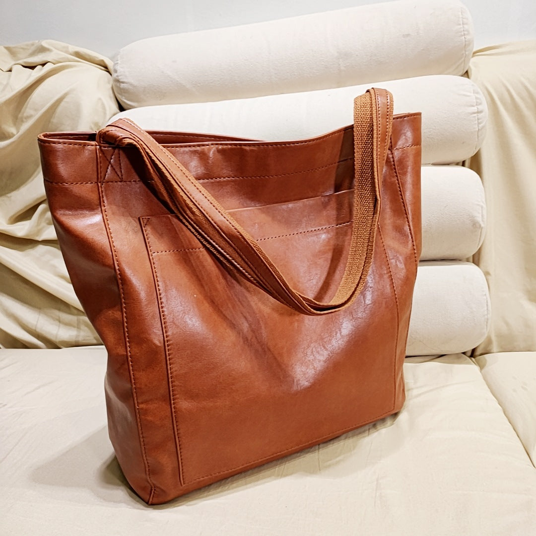 DELAUNAY | Cabas en cuir authentique Signature