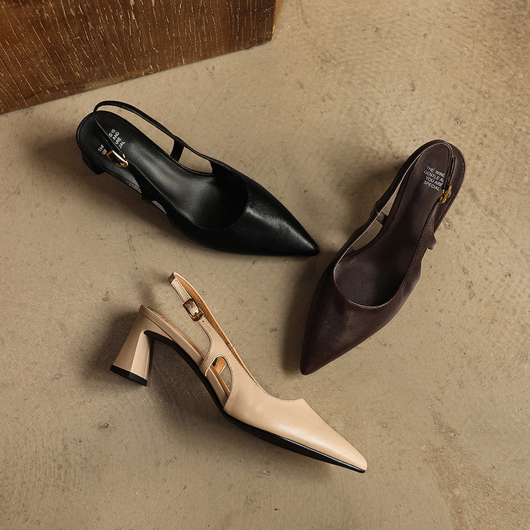 Cielle | Talons en Cuir