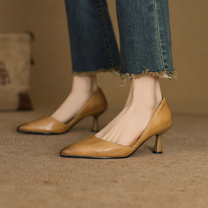 Loréne | Talons en Cuir