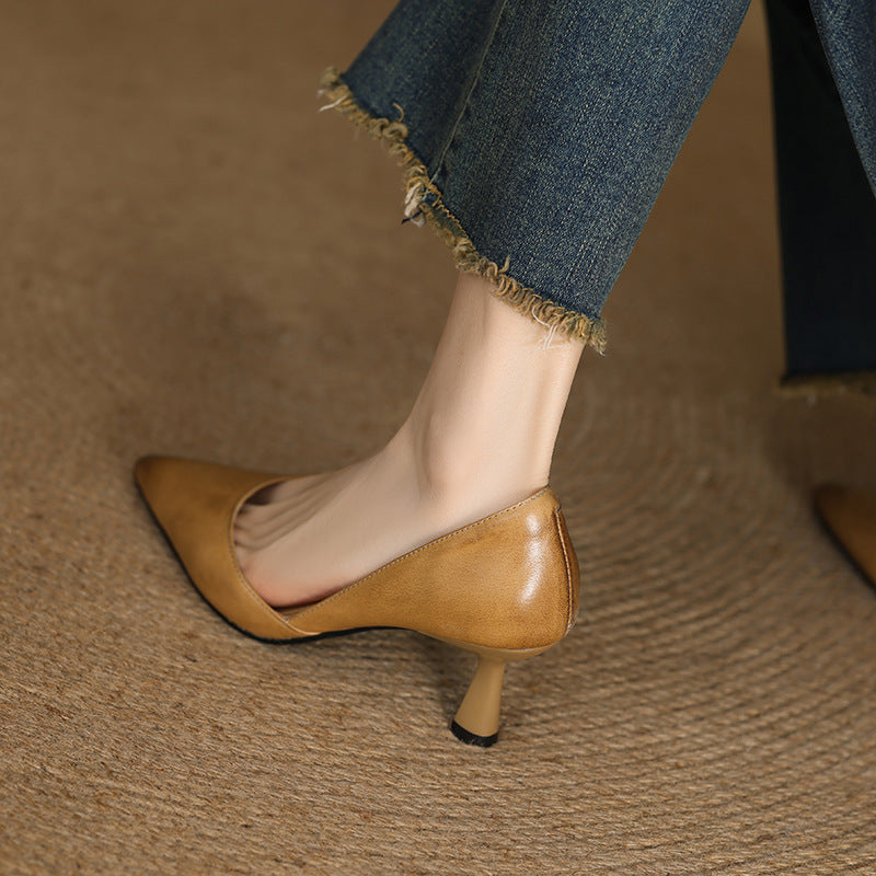 Loréne | Talons en Cuir