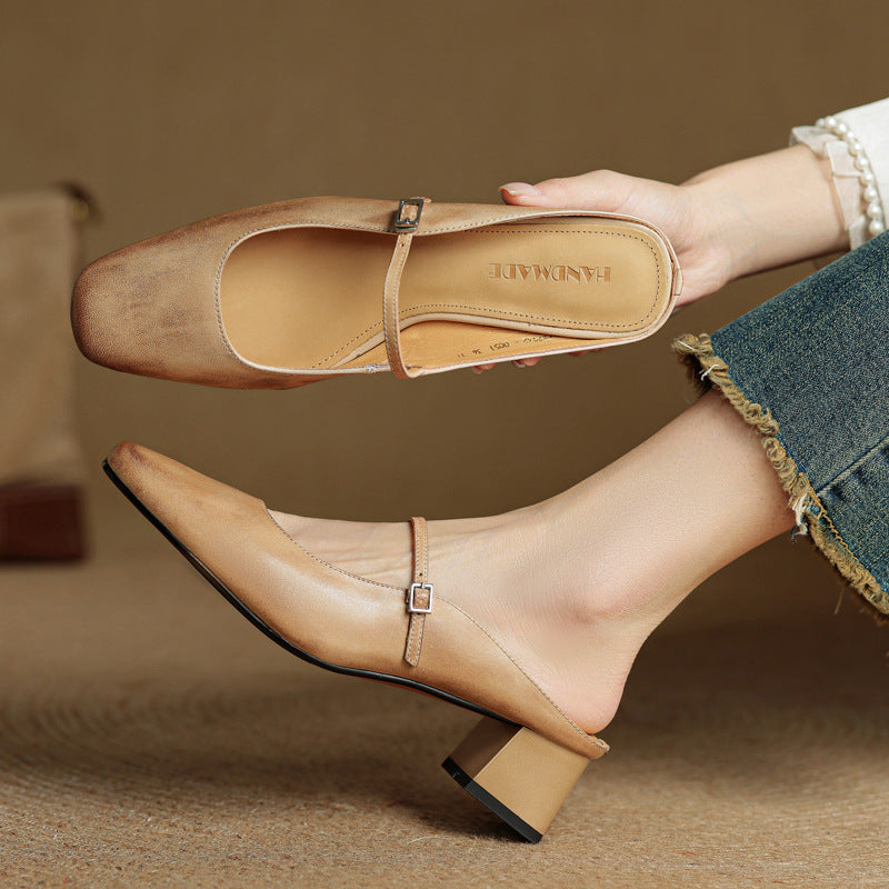Meyra | Talons en Cuir
