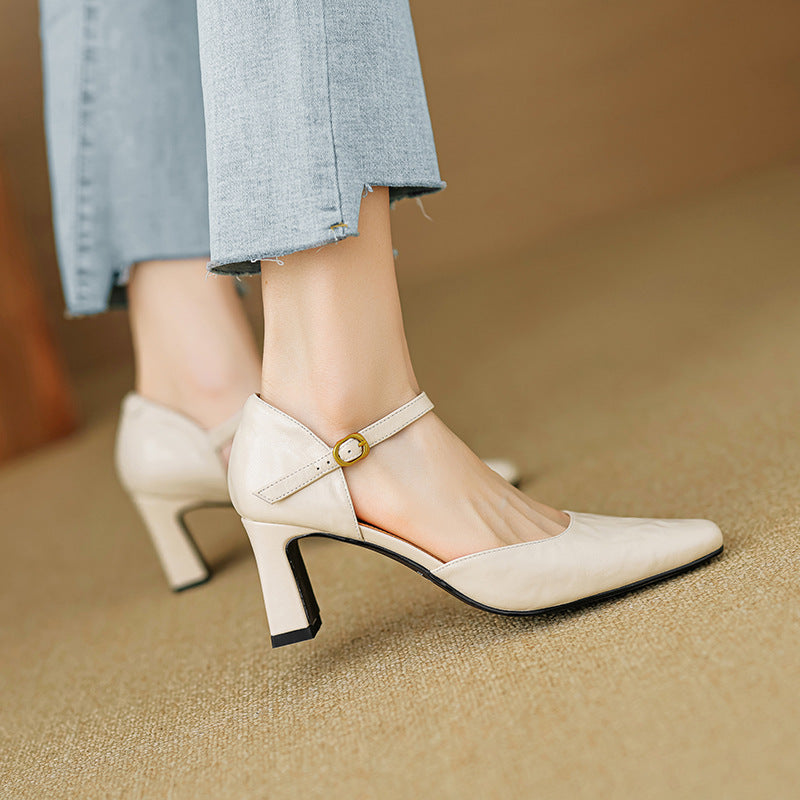 Virelle | Talons en Cuir