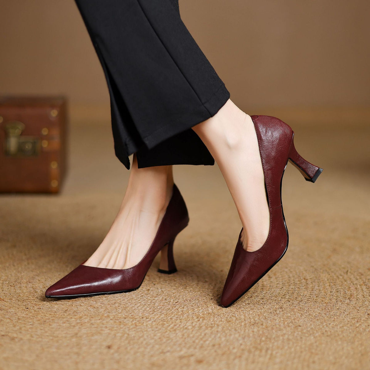 Mirelle | Talons en Cuir