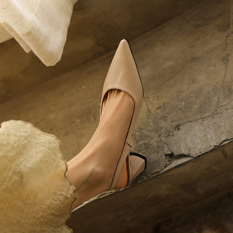Cielle | Talons en Cuir
